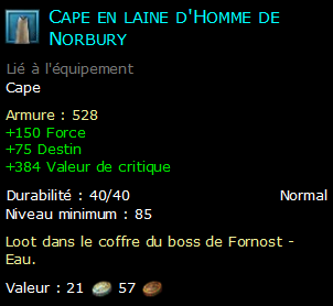 Cape en laine d'Homme de Norbury