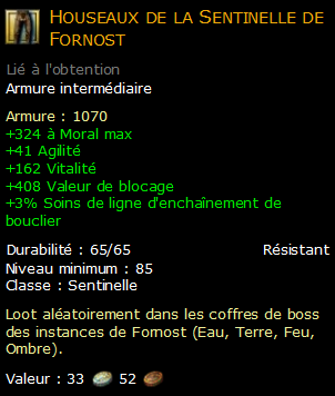 Houseaux de la Sentinelle de Fornost